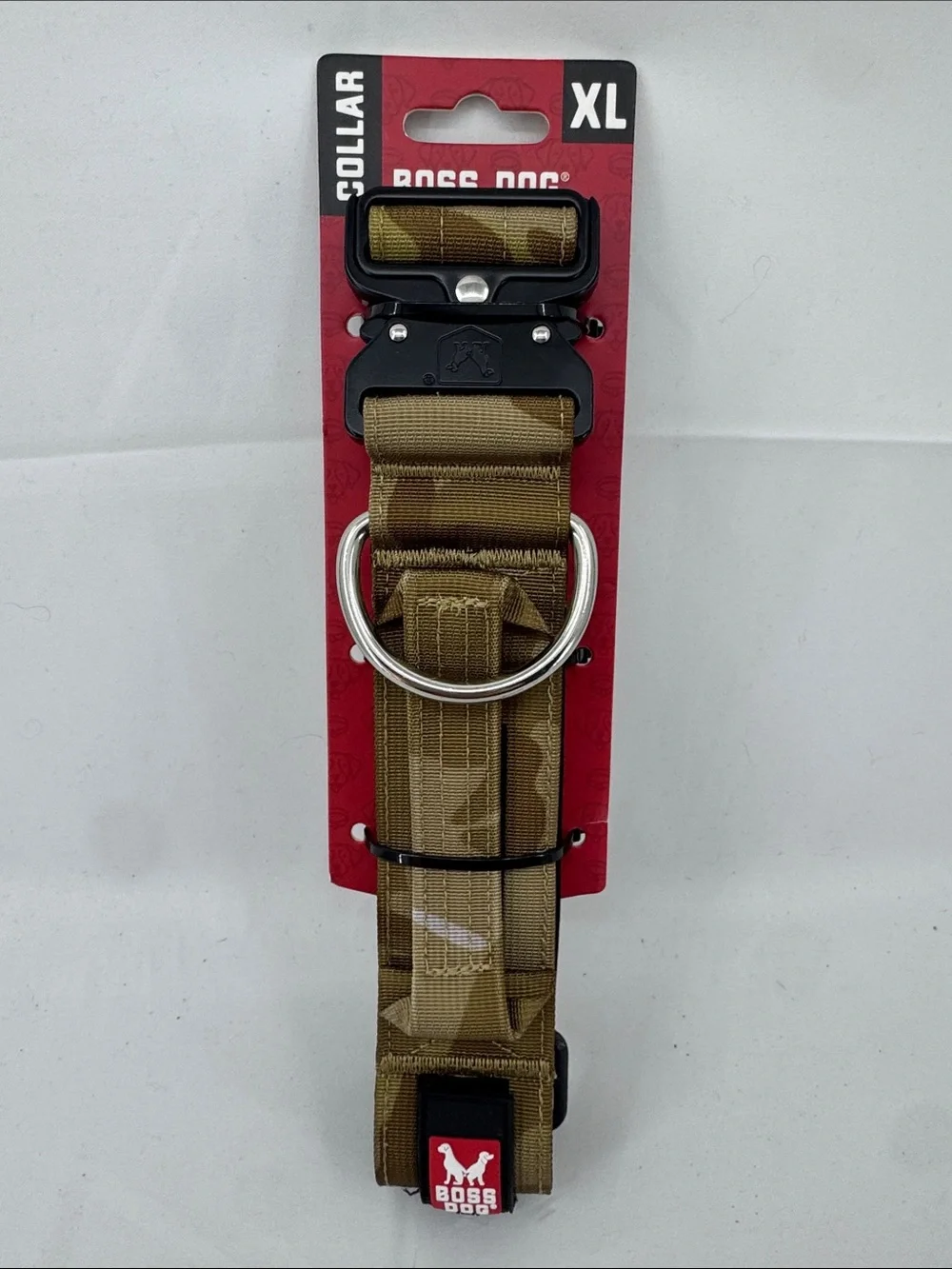 NWT Boss Dog XL Tactical Dog Collar - Coyote Brown